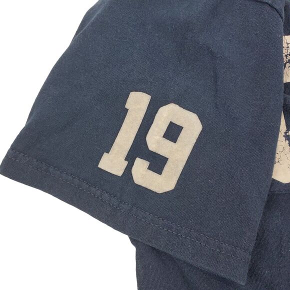 Vintage STUSSY Shirt Adult Medium Blue BIG S Logo Spell Out 1980 Streetwear Y2K - Picture 4 of 10